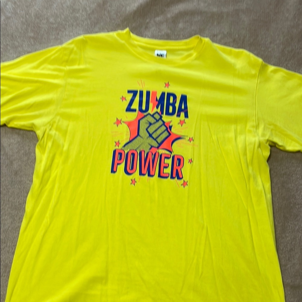 Yellow Zumba Power T-Shirt